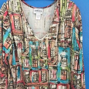 🌅BIG PRICE DROP - Chico's 3/4 sleeve top